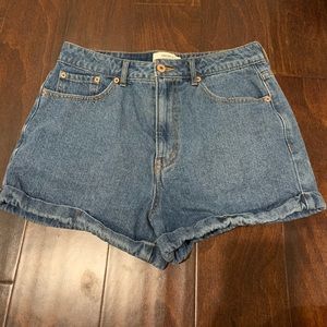 Denim shorts